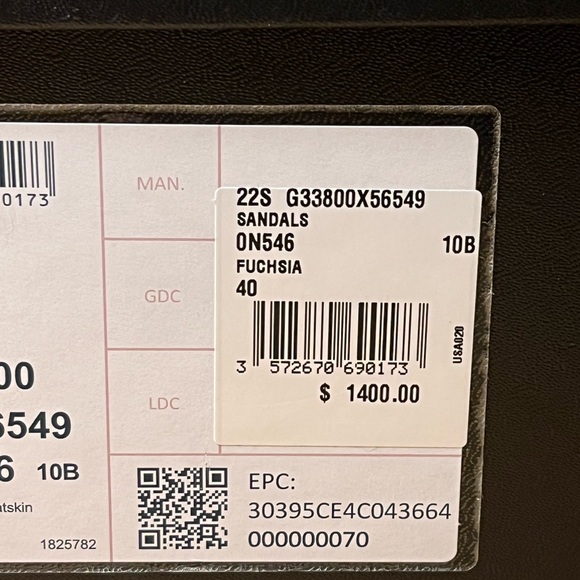 Chanel CC Logo G33800 Fuchsia Sandals size 40 - Picture 7 of 13